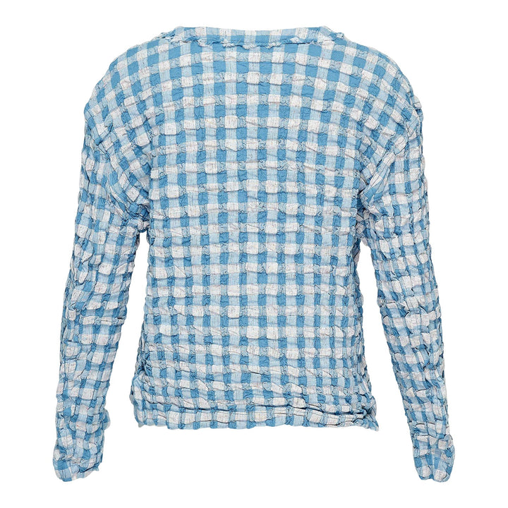 Club21 - me ISSEY MIYAKE - REmeTEX Gingham Checked Jacket - JACKETS - Blue-Hued