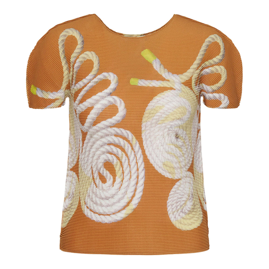 Club21 - me ISSEY MIYAKE - Rope Top - PLEATED TOPS - Amber-Hued