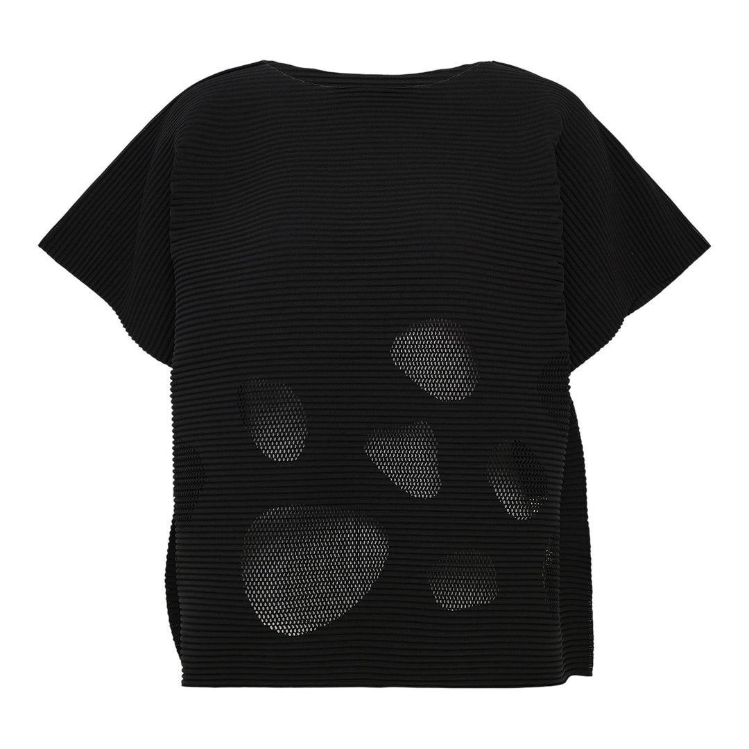 Club21 - me ISSEY MIYAKE - Sea Glass Pleats Top - PLEATED TOPS - Black