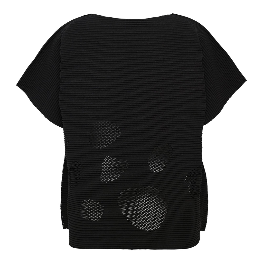 Club21 - me ISSEY MIYAKE - Sea Glass Pleats Top - PLEATED TOPS - Black