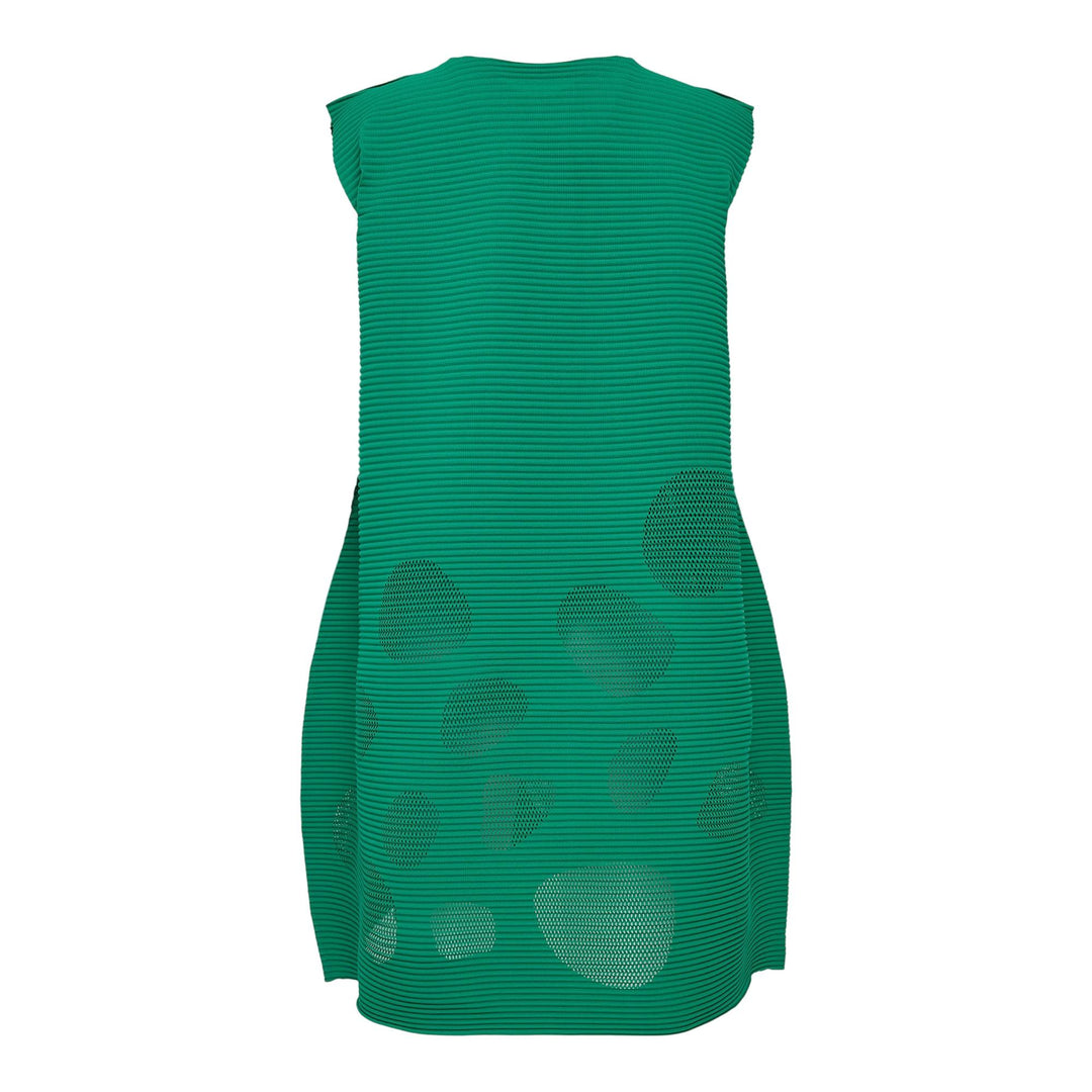 Club21 - me ISSEY MIYAKE - Sea Glass Pleats Tunic - PLEATED TUNICS - Cobalt Green