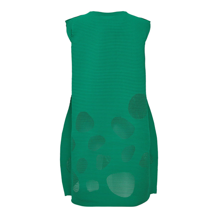 Club21 - me ISSEY MIYAKE - Sea Glass Pleats Tunic - PLEATED TUNICS - Cobalt Green