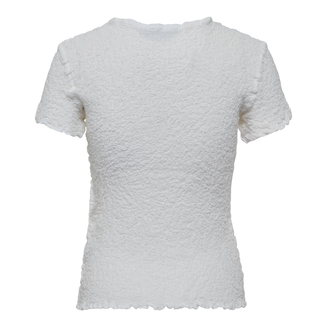 Club21 - me ISSEY MIYAKE - Sea Glass Print Cauliflower Knit Top - KNIT TOPS - Pink-Hued