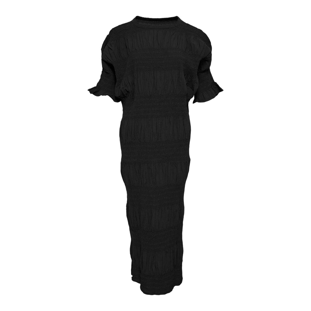 Club21 - me ISSEY MIYAKE - Shrink Stripe Dress - KNIT DRESSES - Black