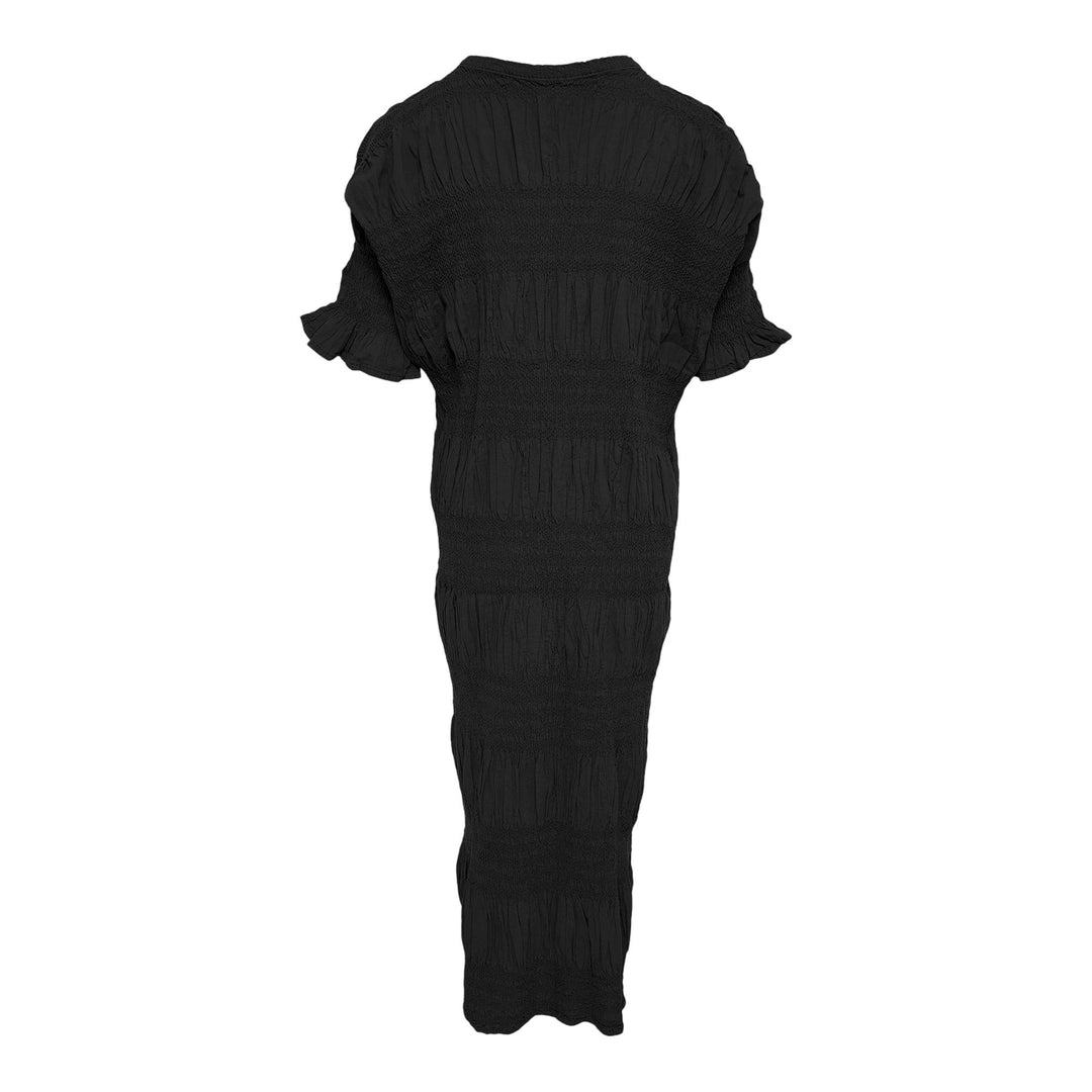 Club21 - me ISSEY MIYAKE - Shrink Stripe Dress - KNIT DRESSES - Black