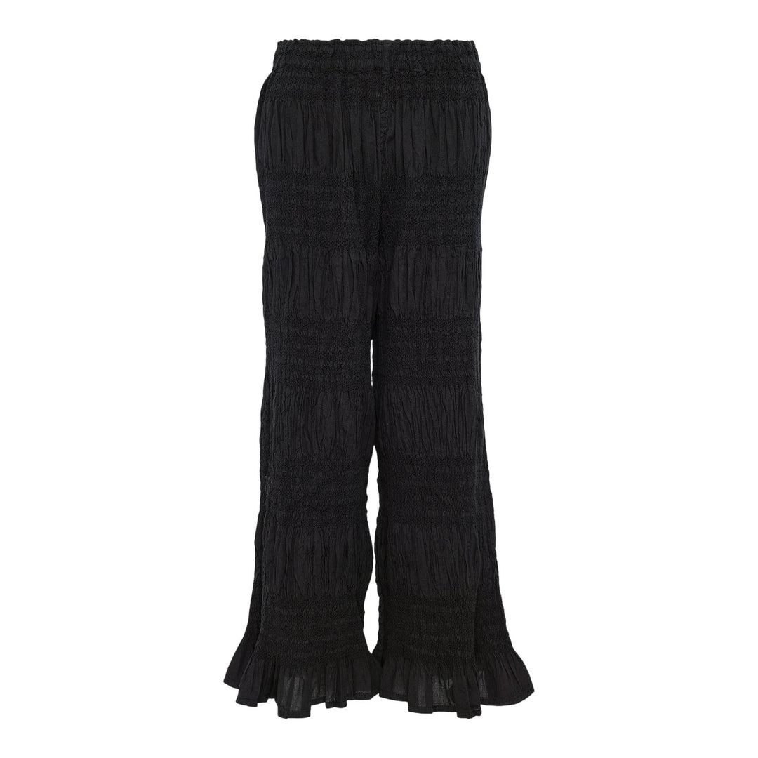 Club21 - me ISSEY MIYAKE - Shrink Stripe Pants - KNIT PANTS - Black