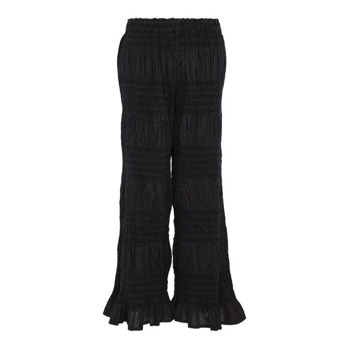 Club21 - me ISSEY MIYAKE - Shrink Stripe Pants - KNIT PANTS - Black