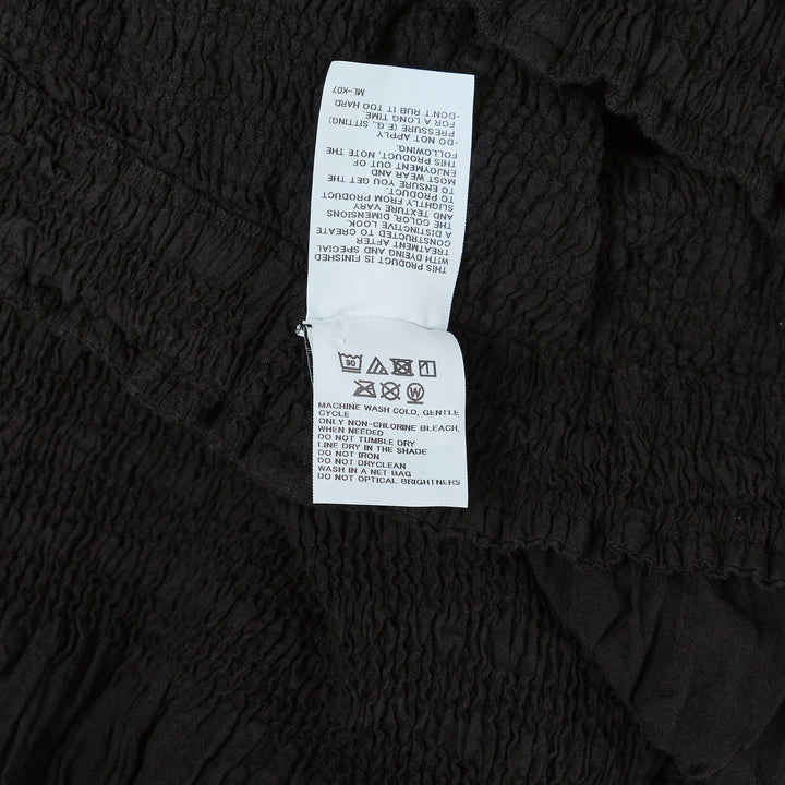 Club21 - me ISSEY MIYAKE - Shrink Stripe Pants - KNIT PANTS - Black