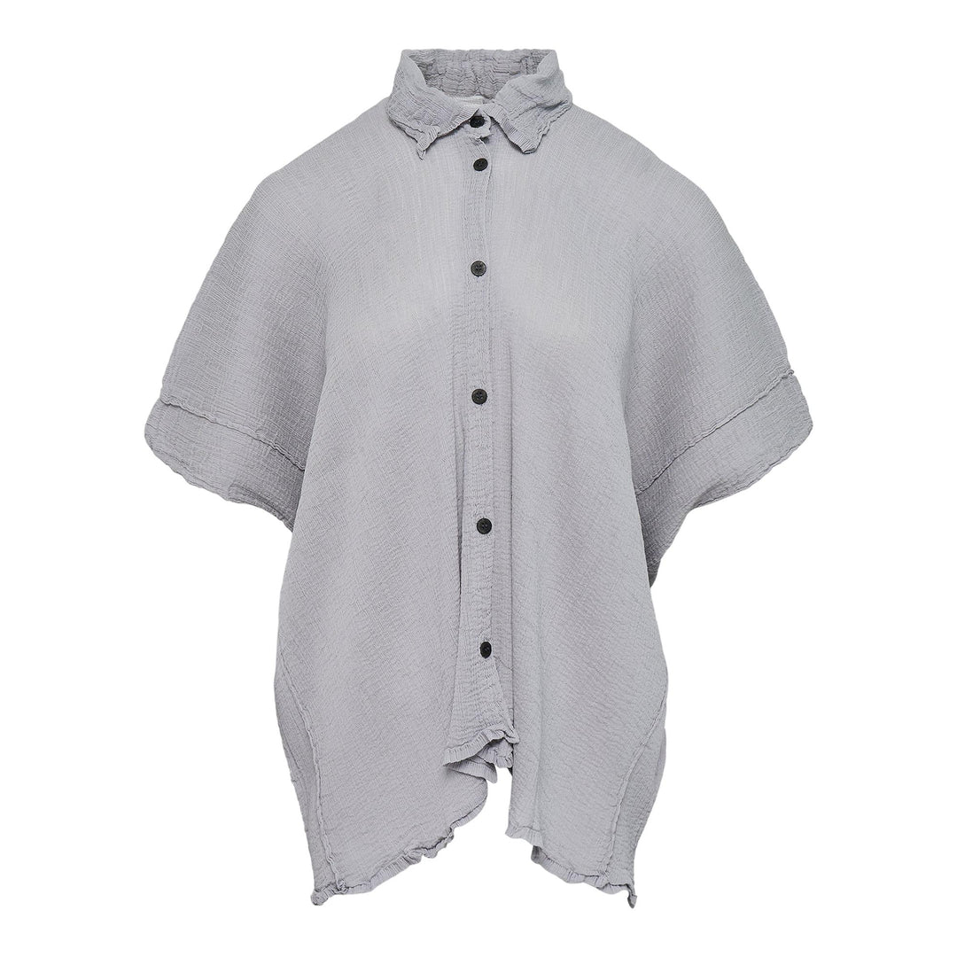 Club21 - me ISSEY MIYAKE - Square See-Through Crepe Cardigan - CARDIGANS - Gray