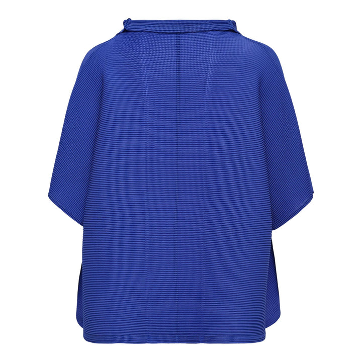 Club21 - me ISSEY MIYAKE - Square Stretch Pleats Cardigan - PLEATED CARDIGANS - Royal Blue