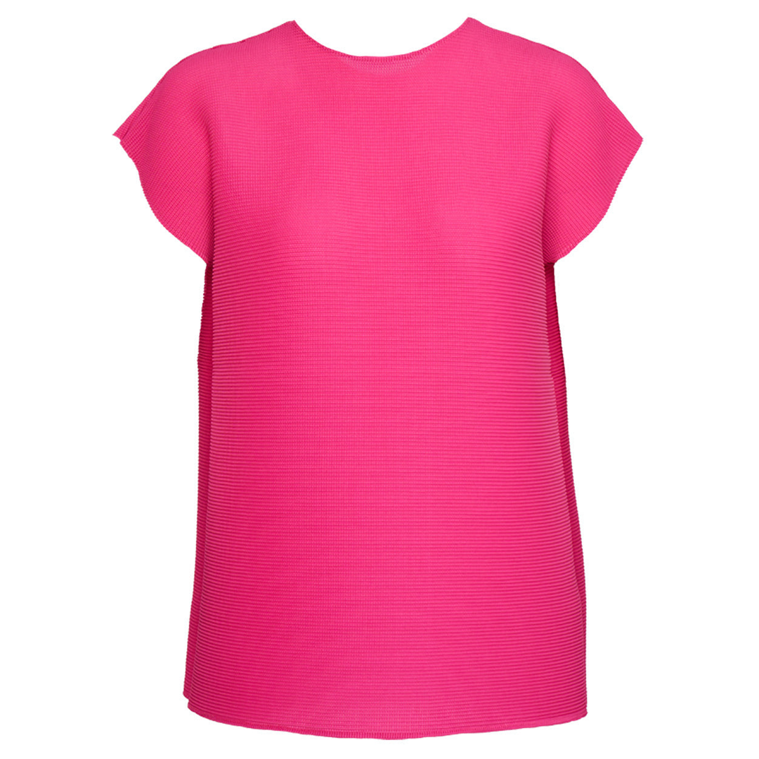 me_ISSEY_MIYAKE_Square_Stretch_Pleats_Top_Cherrypink
