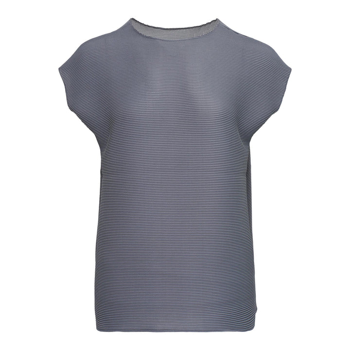 Club21 - me ISSEY MIYAKE - Square Stretch Pleats Top - PLEATED TOPS - Gray