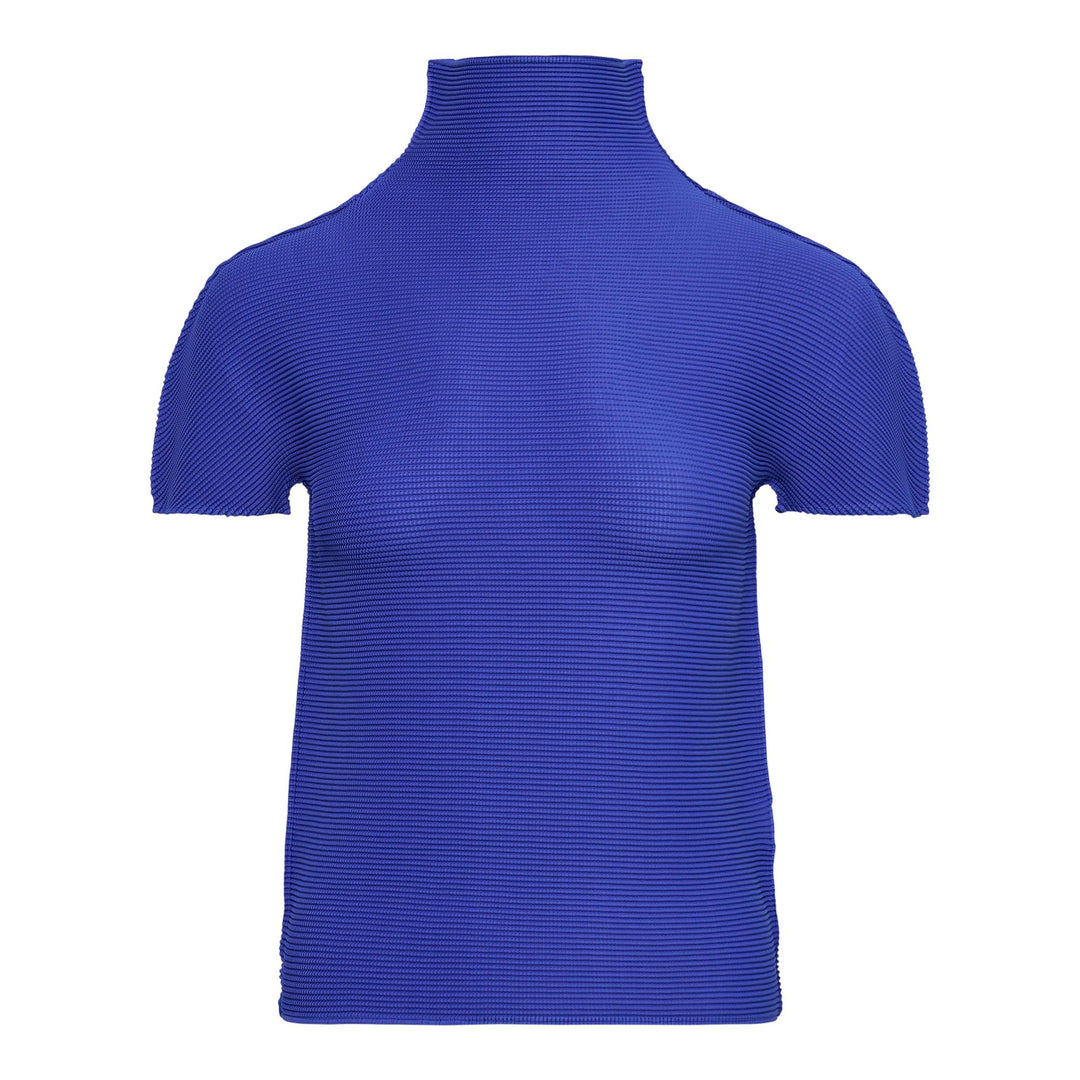 Club21 - me ISSEY MIYAKE - Stretch Pleats 2 Top - PLEATED TOPS - Royal Blue