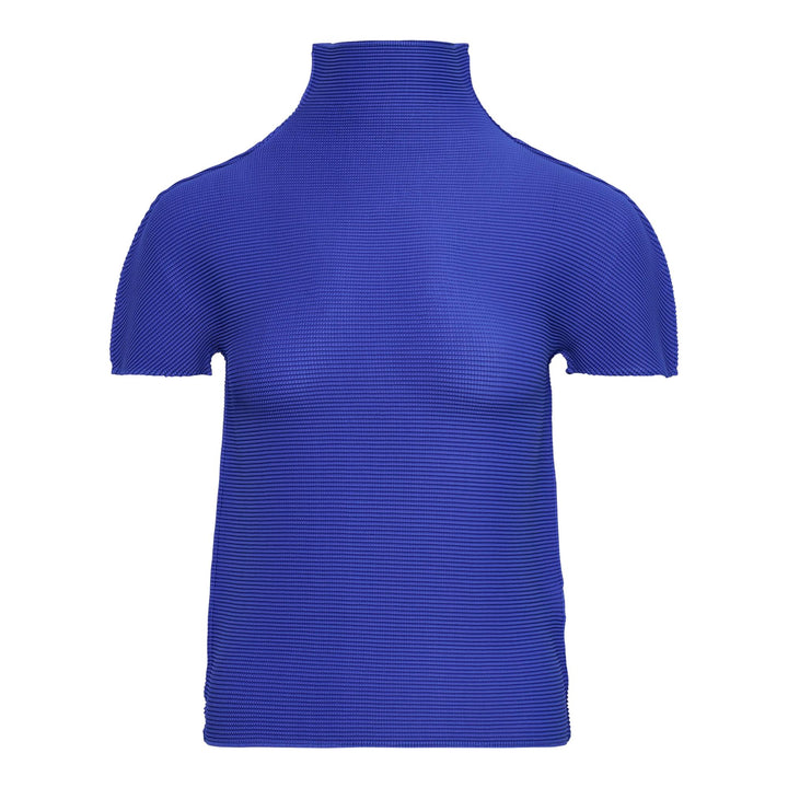 Club21 - me ISSEY MIYAKE - Stretch Pleats 2 Top - PLEATED TOPS - Royal Blue