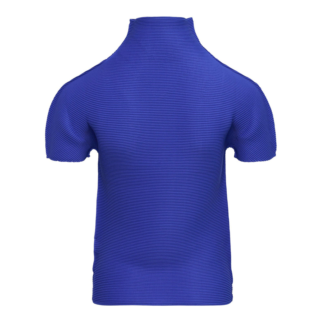 Club21 - me ISSEY MIYAKE - Stretch Pleats 2 Top - PLEATED TOPS - Royal Blue