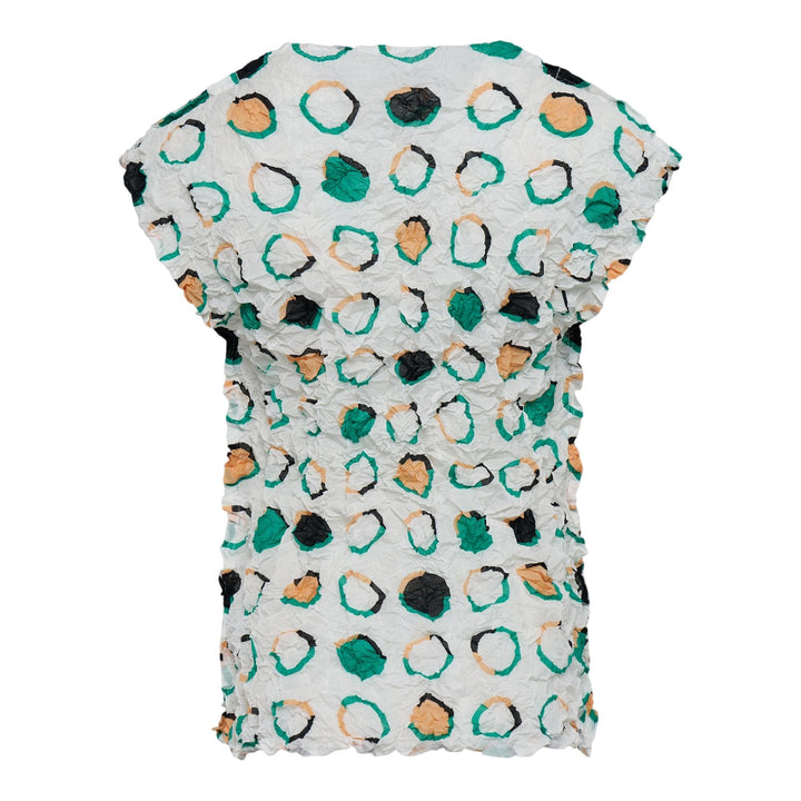 Club21 - me ISSEY MIYAKE - Time Circle Meringue Top Tank - TANK TOPS - White-Hued