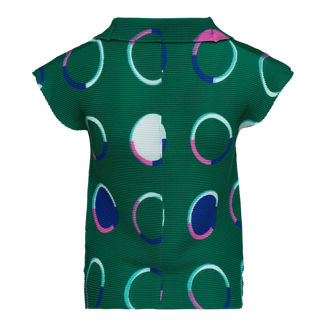 Club21 - me ISSEY MIYAKE - Time Circle Top - PLEATED TOPS - Sea Green-Hued
