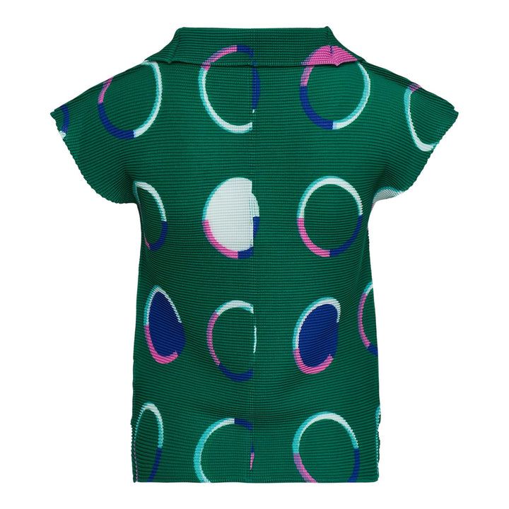 Club21 - me ISSEY MIYAKE - Time Circle Top - PLEATED TOPS - Sea Green-Hued
