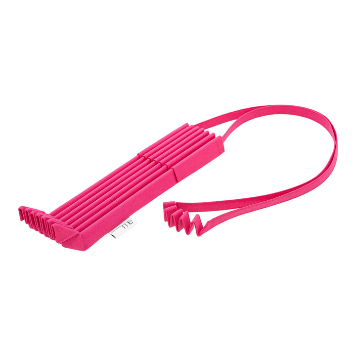  me ISSEY MIYAKE TRUNK PLEATS Bag 12 Cross Body Magenta 1