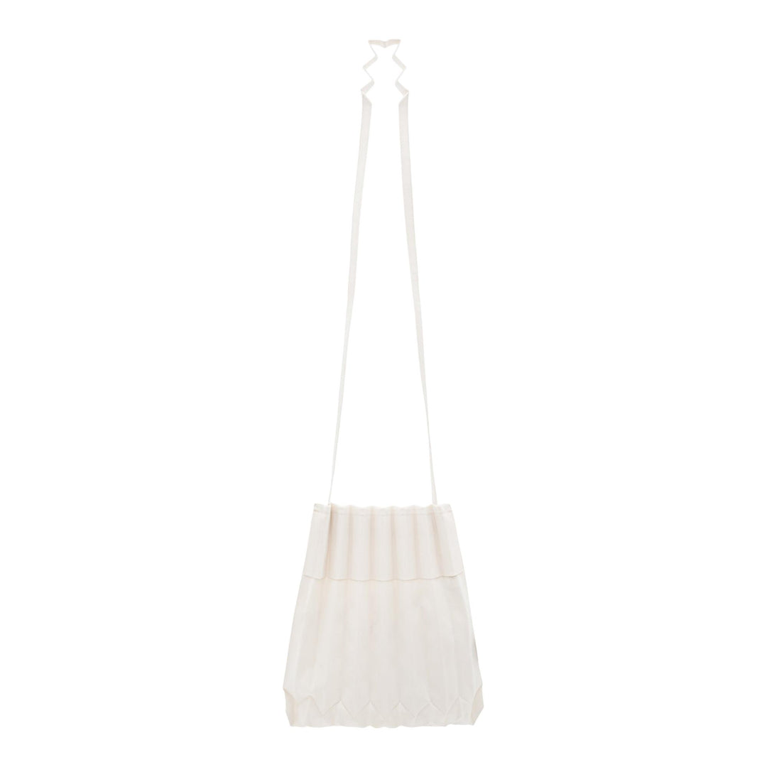 me ISSEY MIYAKE TRUNK PLEATS Bag 12 Cross Body Off White 2