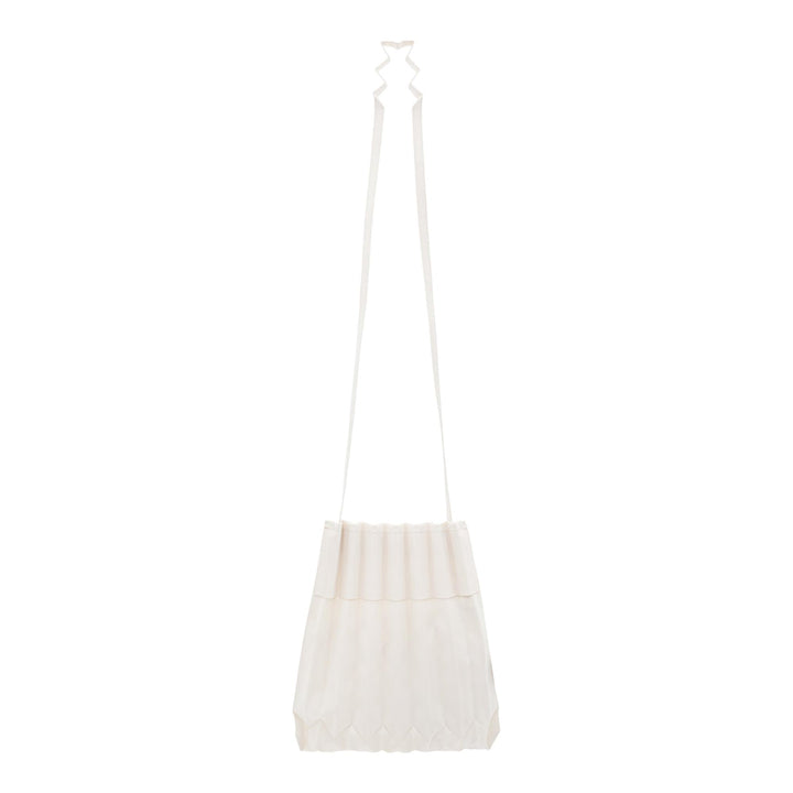 me ISSEY MIYAKE TRUNK PLEATS Bag 12 Cross Body Off White 2
