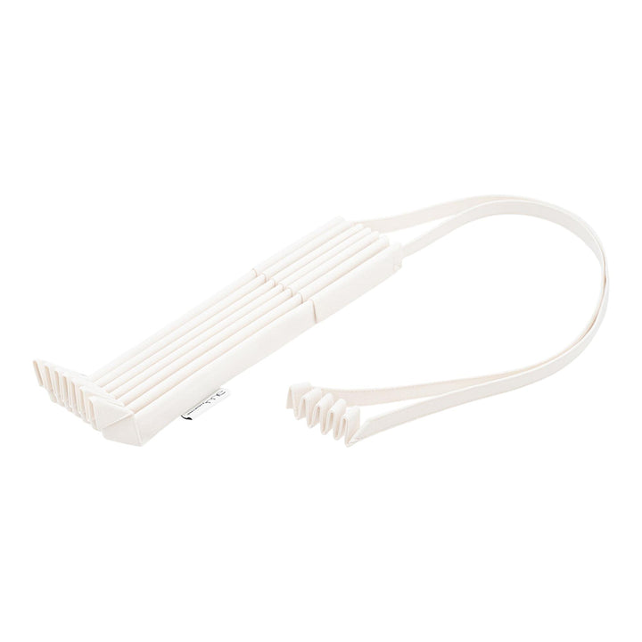 me ISSEY MIYAKE TRUNK PLEATS Bag 12 Cross Body Off White 1