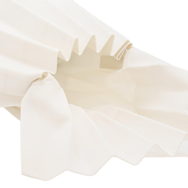 me ISSEY MIYAKE TRUNK PLEATS Bag 12 Cross Body Off White 6