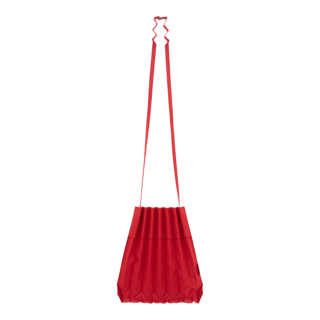 me ISSEY MIYAKE TRUNK PLEATS Bag 12 Cross Body Red 2