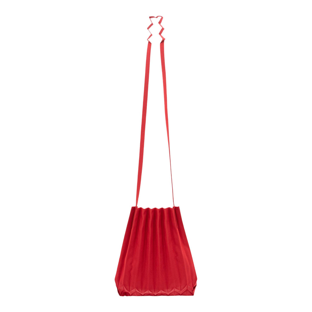 me ISSEY MIYAKE TRUNK PLEATS Bag 12 Cross Body Red 4