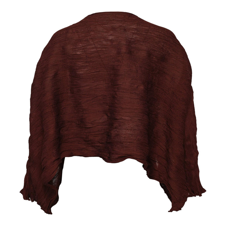 Club21 - me ISSEY MIYAKE - Twist See-Through Crepe Cardigan - CARDIGANS - Amber