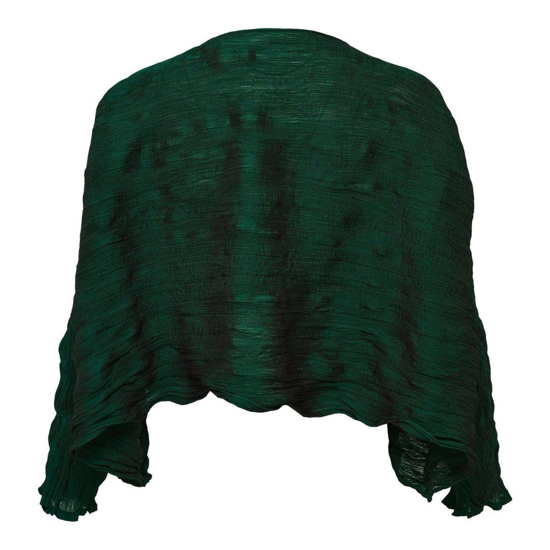 Club21 - me ISSEY MIYAKE - Twist See-Through Crepe Cardigan - CARDIGANS - Green