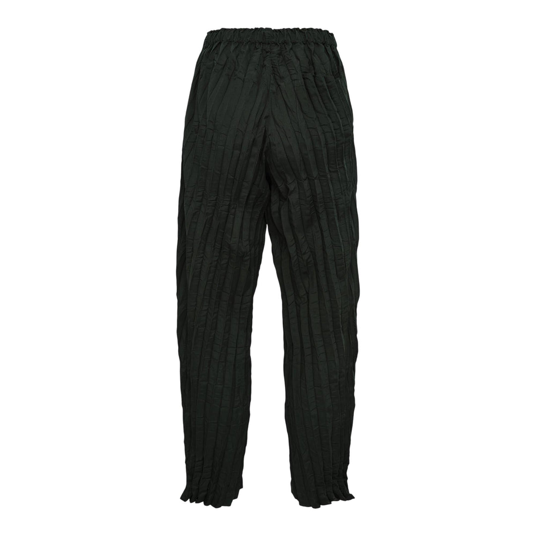 Club21 - me ISSEY MIYAKE - Whipped Pleats Bottom Pants - PLEATED PANTS - Dark Green