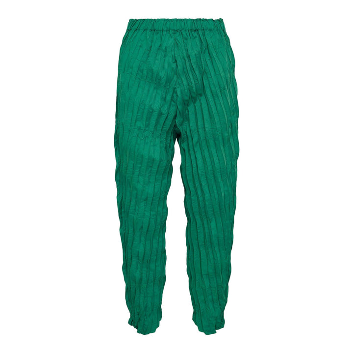 Club21 - me ISSEY MIYAKE - Whipped Pleats Bottom Pants - PLEATED PANTS - Jade Green