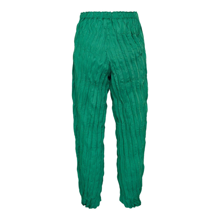 Club21 - me ISSEY MIYAKE - Whipped Pleats Bottom Pants - PLEATED PANTS - Jade Green