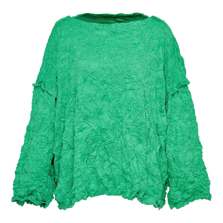 Club21 - me ISSEY MIYAKE - Wool Like Meringue Top - WOVEN TOPS - Cobalt Green