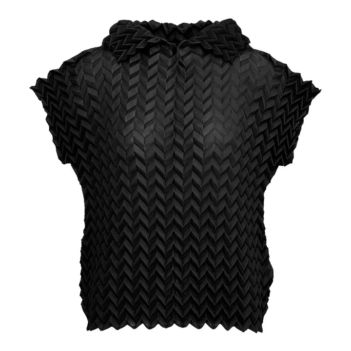 Zig Zag Pleats Top