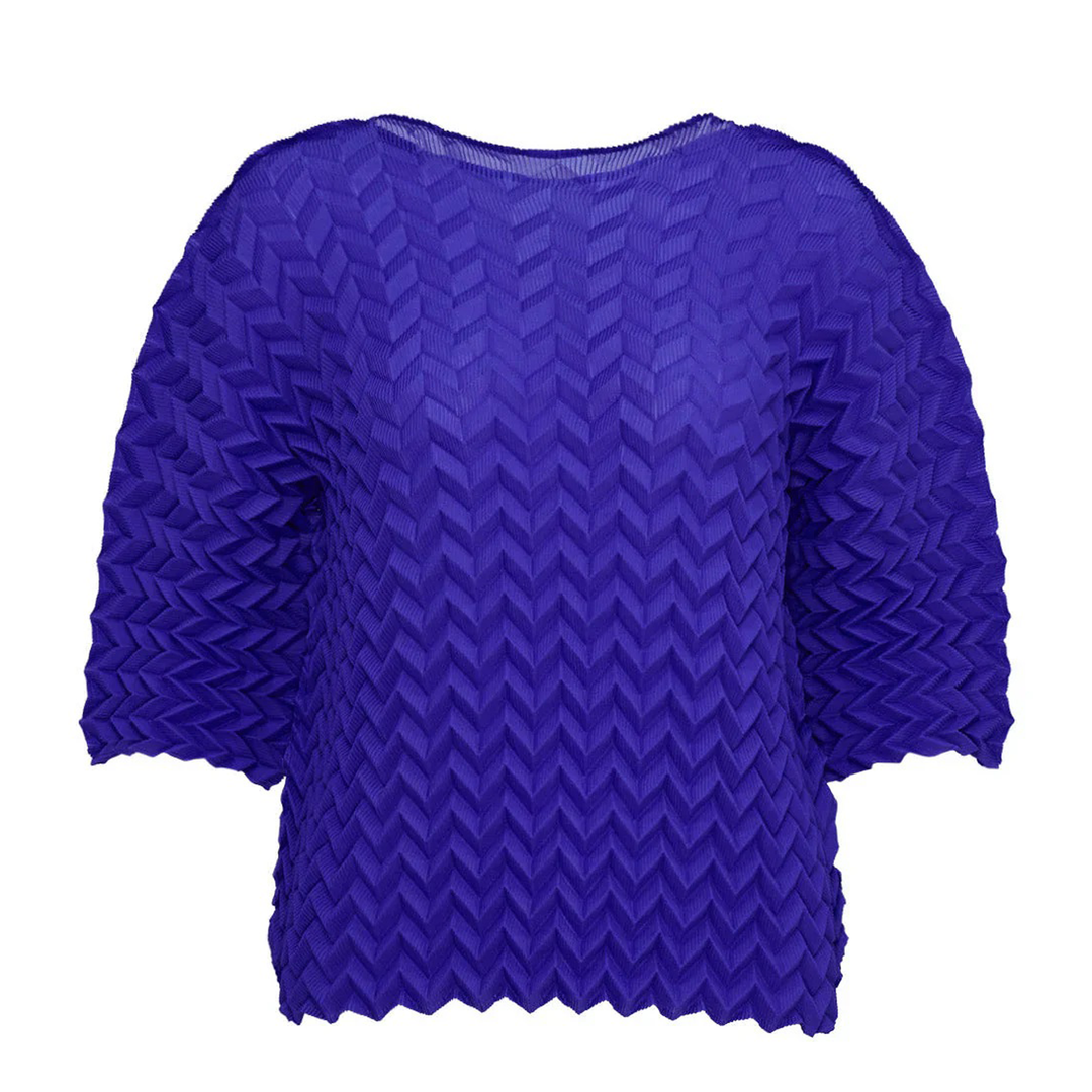 Zig Zag Pleats Top
