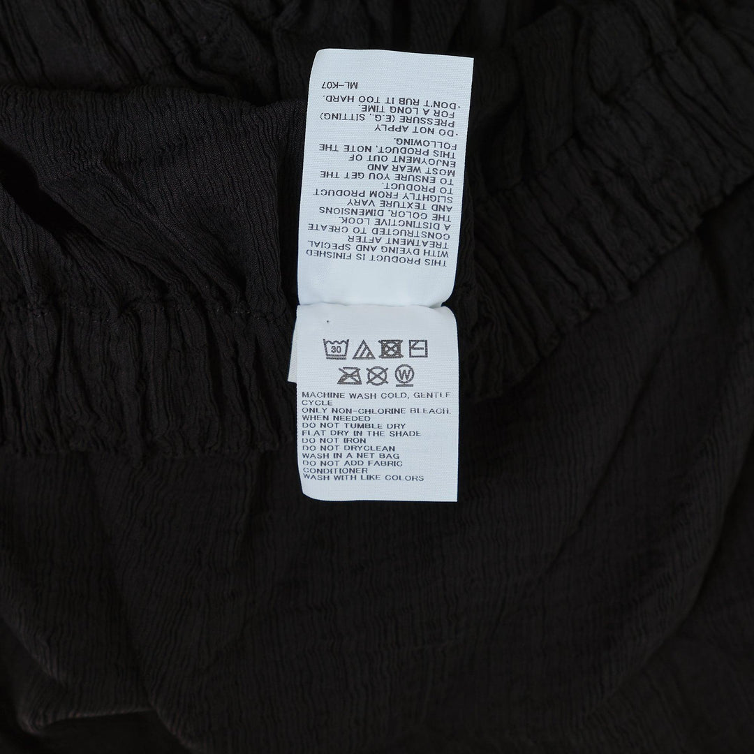 Club21 - me ISSEY MIYAKE - Zig Zag See-Thru Crepe Pants - WOVEN PANTS - Black