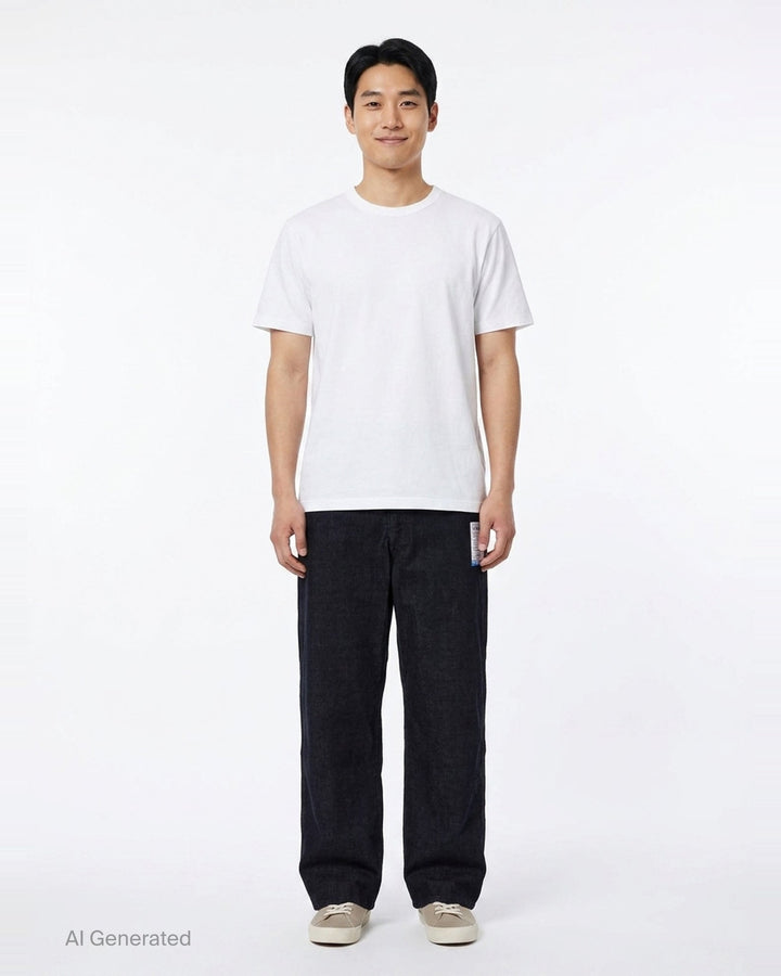 Corduroy Wide Straight Pants | Mihara Yasuhiro | Club21 - front