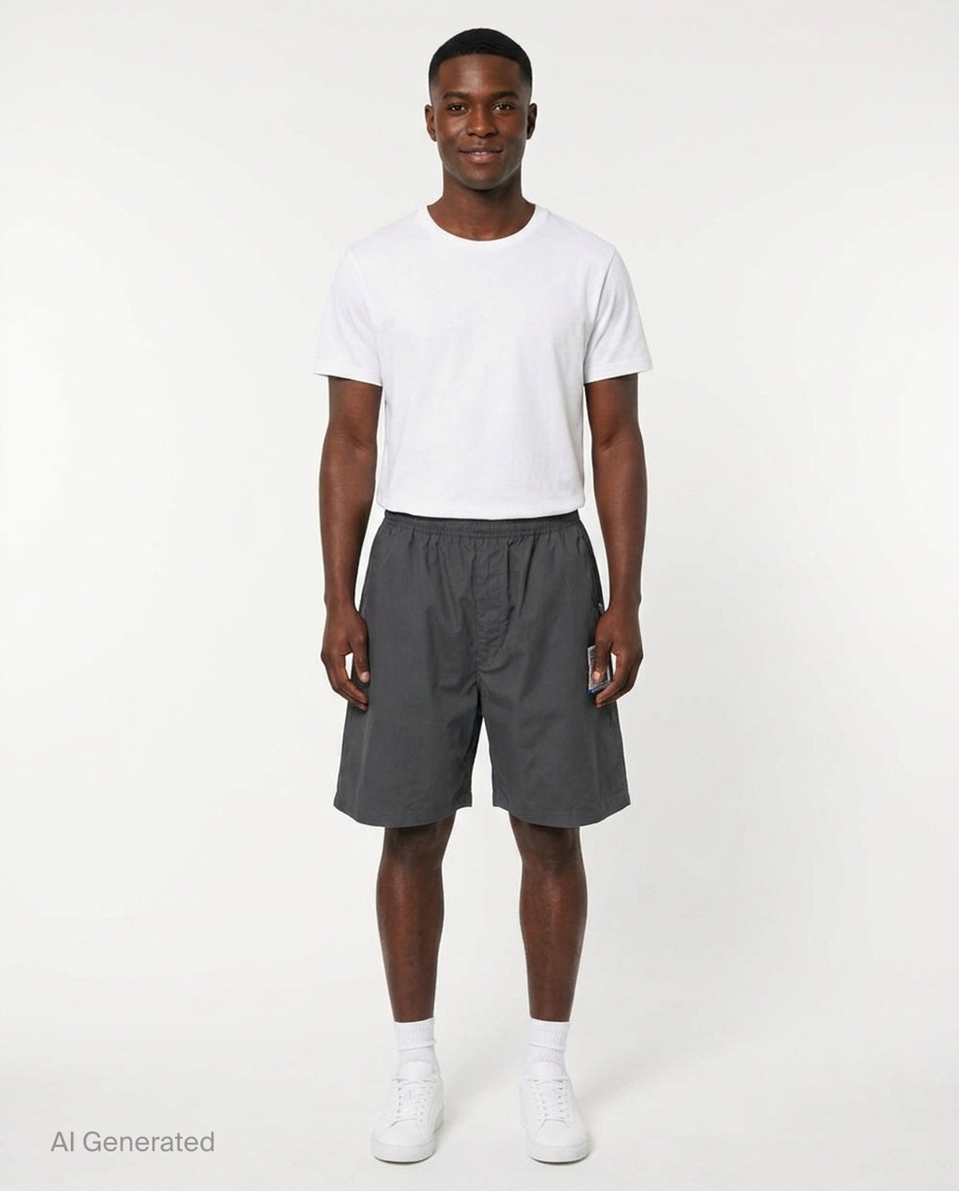 Cotton High Density Easy Shorts | Mihara Yasuhiro | Club21 - front