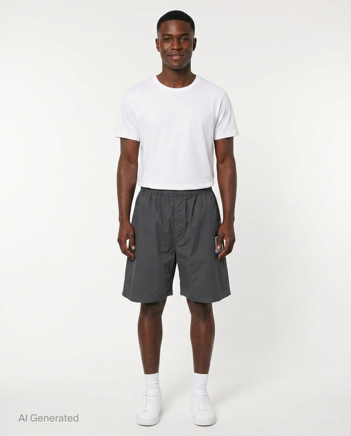 Cotton High Density Easy Shorts | Mihara Yasuhiro | Club21 - front