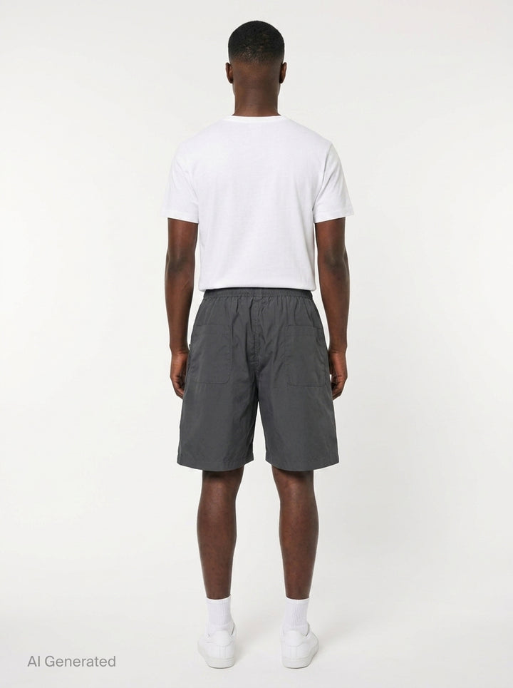 Cotton High Density Easy Shorts | Mihara Yasuhiro | Club21 - back