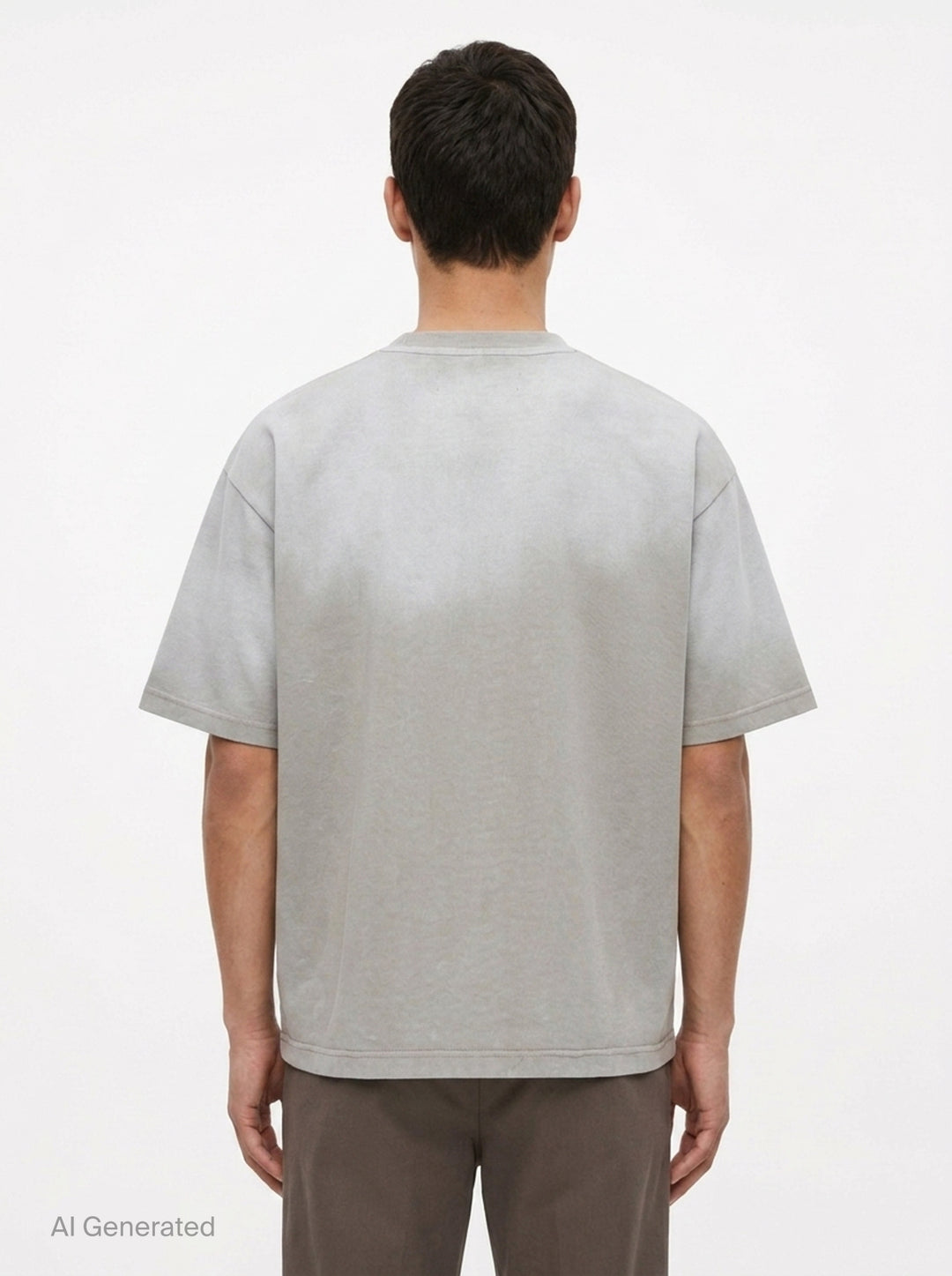 Distressed Short Sleeve Tee | Mihara Yasuhiro | Club21 - back