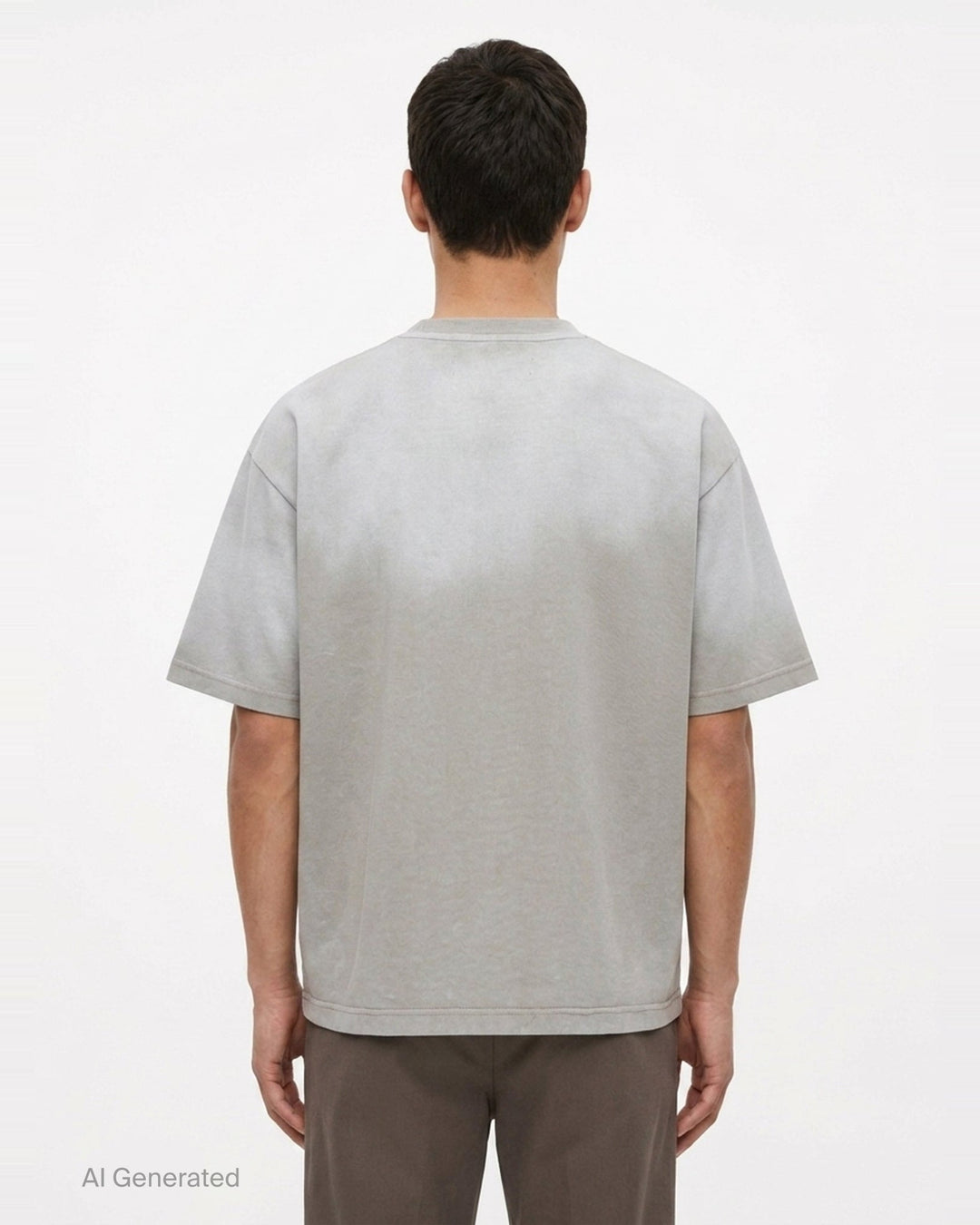 Distressed Short Sleeve Tee | Mihara Yasuhiro | Club21 - back