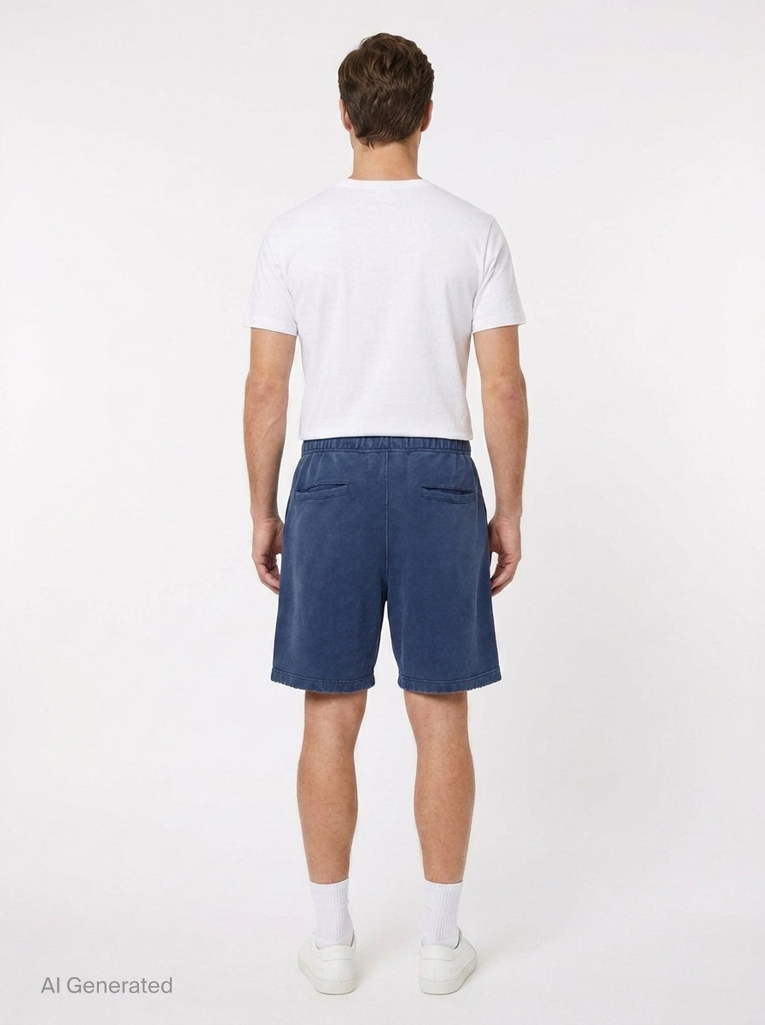 French Terry Distressed Shorts | Mihara Yasuhiro | Club21 - back