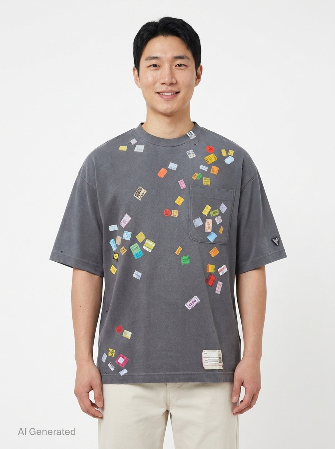 Price Sticker Tee | Mihara Yasuhiro | Club21 - front