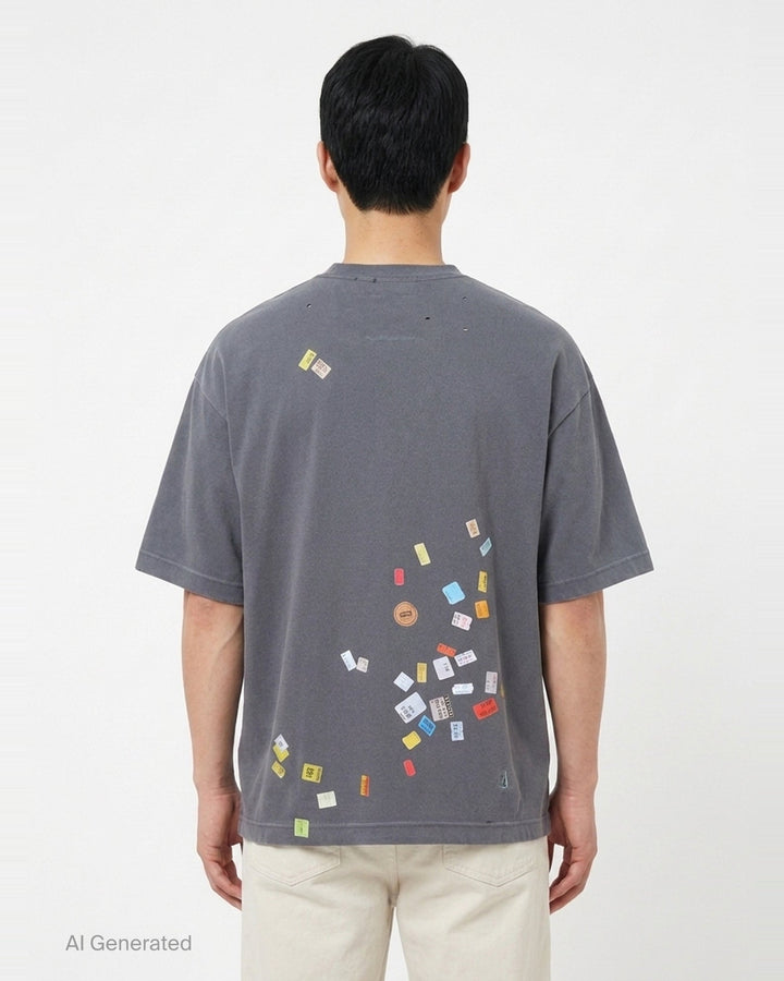Price Sticker Tee | Mihara Yasuhiro | Club21 - back