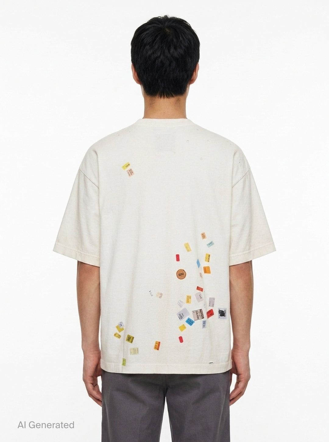 Price Sticker Tee | Mihara Yasuhiro | Club21 - back