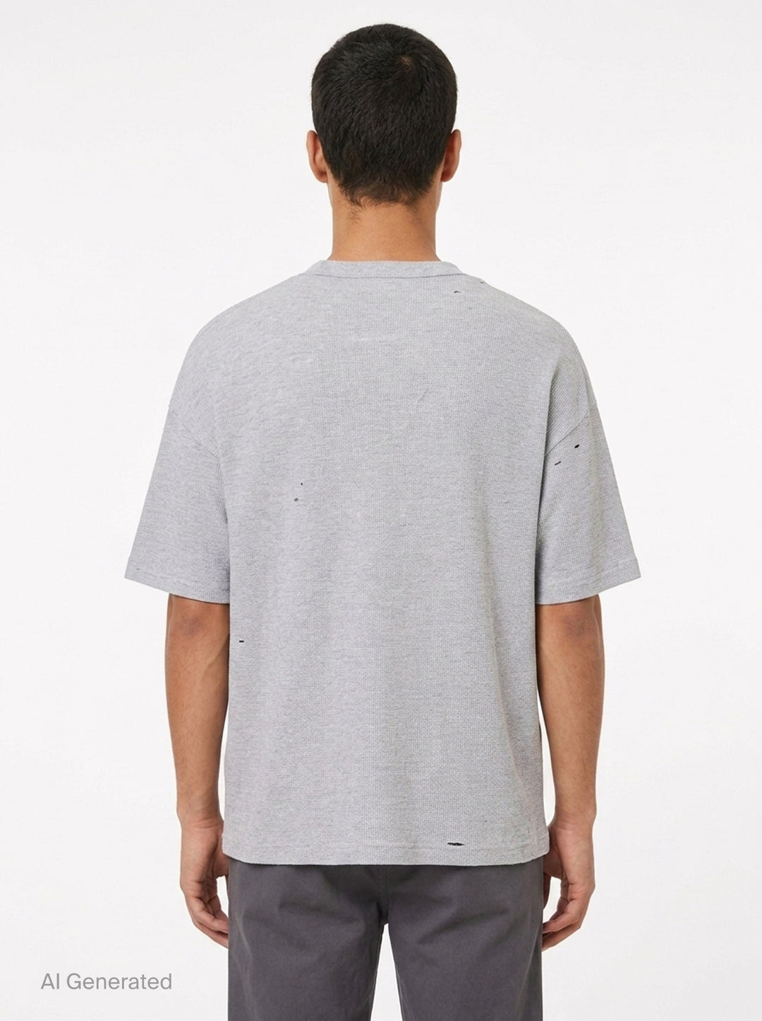 Thermal Combined Distressed Tee | Mihara Yasuhiro | Club21 - back
