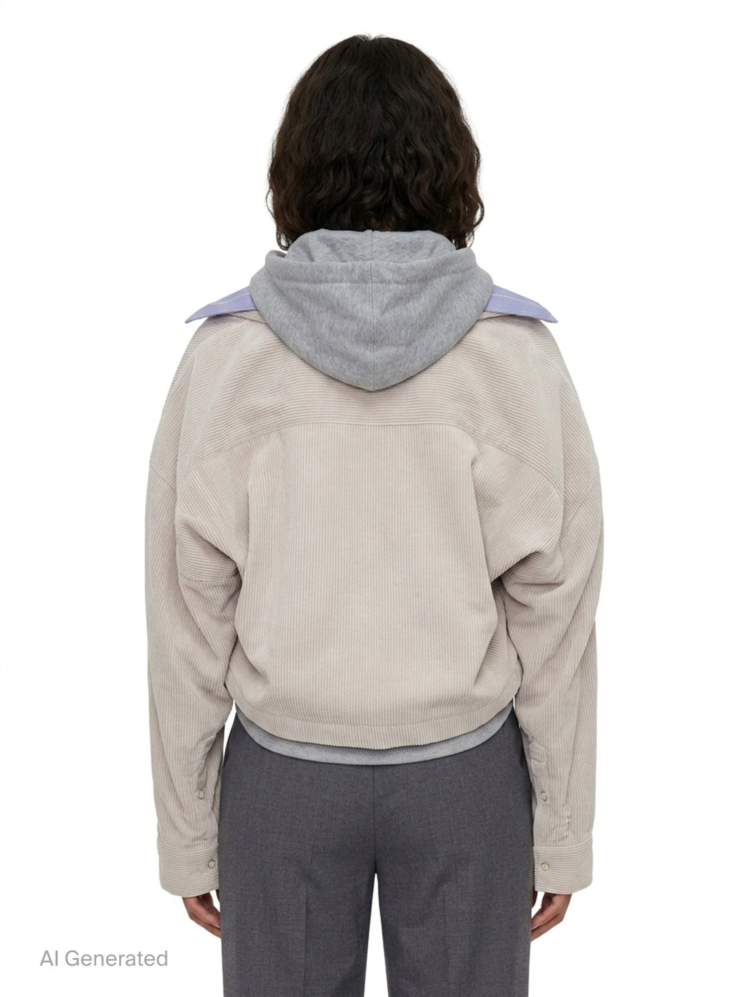 Three Layered Hoodie Jacket | Mihara Yasuhiro | Club21 - back